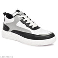 Men’s Casual Chunky Sneakers | Black White Grey Street Style Shoes